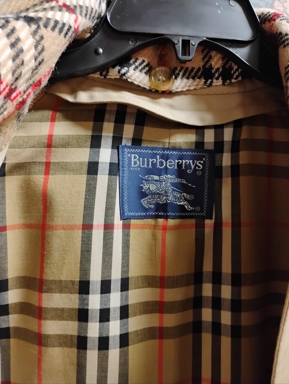 Vintage Burberry Trench Coat With Removable Collar - Picture 7 of 16